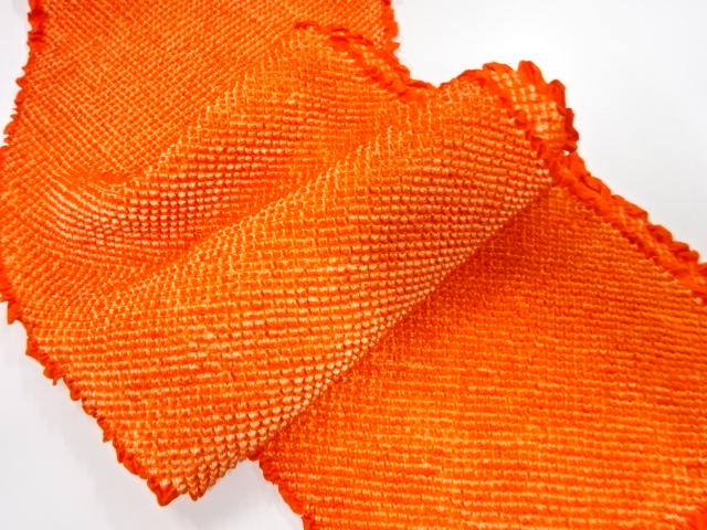  正絹　振袖用　絞り　帯揚げ